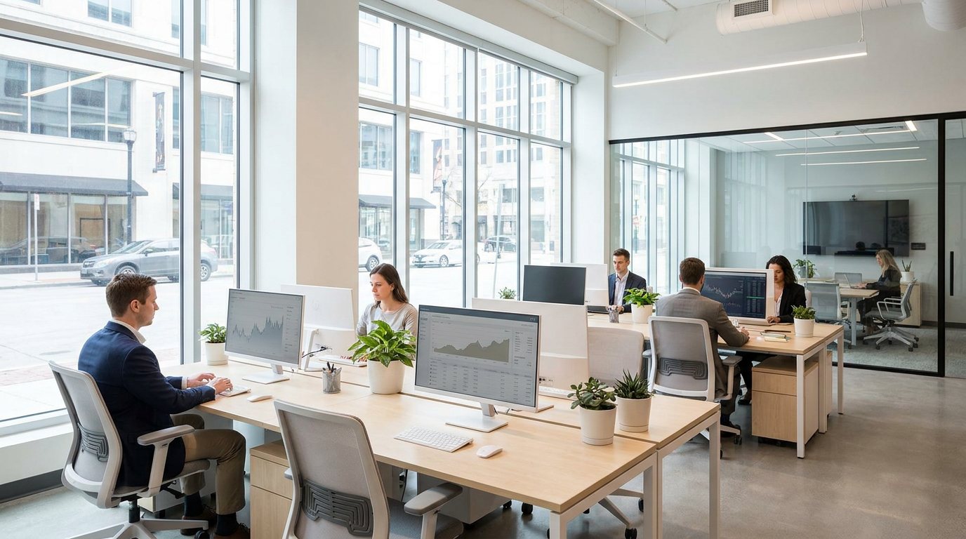 Nebraska Tax team working in the Omaha office